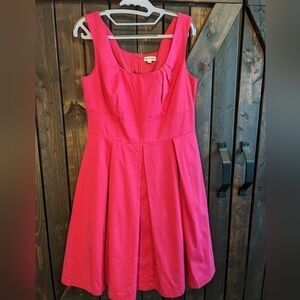 Barbie ready with this MARVIN Richards flattering Pink box pleat dress, size 10